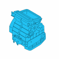 OEM 2002 Kia Rio Heater Unit Diagram - 0K30A61130D