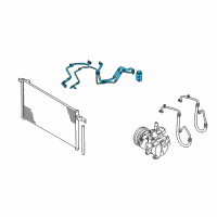 OEM 2010 Hyundai Accent Hose & Tube Assembly Diagram - 97759-1E020