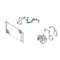 OEM 2011 Hyundai Accent Pipe-Suction Diagram - 97760-1E020