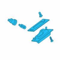 OEM Dodge Stratus Lamp Pkg-License Plate Diagram - MR439548