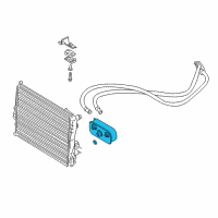 OEM 2004 BMW M3 Automatic Transmission Oil Cooler Diagram - 17-22-7-505-826