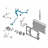 OEM 2010 Ford F-150 Hose & Tube Assembly Diagram - AL3Z-19A834-A