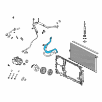 OEM 2010 Ford F-150 Return Hose Diagram - 9L3Z-19867-B