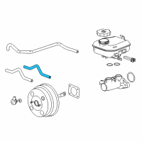 OEM 2014 Chevrolet Camaro Vacuum Hose Diagram - 22925829