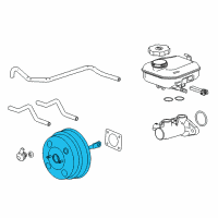 OEM Chevrolet Camaro Power Booster Diagram - 23422896