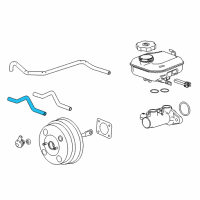 OEM 2012 Chevrolet Camaro Vacuum Hose Diagram - 92236164