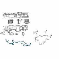 OEM 2005 Chrysler Sebring Wiring-A/C And Heater Diagram - 4608624AE