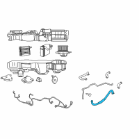 OEM 2006 Chrysler Sebring Hose-Heater Return Diagram - 4596712AG