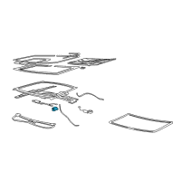 OEM 2000 Oldsmobile Alero Switch Asm-Sun Roof Diagram - 22624804