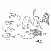 OEM Toyota 4Runner Seat Switch Diagram - 84922-60160