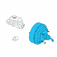 OEM Dodge Durango Booster-Power Brake Diagram - 5013132AB