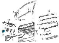 OEM 2021 Jeep Grand Cherokee L POWER WINDOW Diagram - 68417721AC