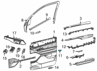 OEM Jeep Wagoneer Map Pocket Diagram - 68349499AA