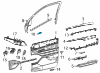 OEM Jeep Wagoneer DOOR HANDLE Diagram - 68409145AB