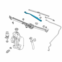 OEM 2014 Buick Verano Wiper Arm Diagram - 13289888