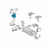 OEM 2008 Toyota Prius Blower Motor Diagram - 87130-47070