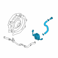 OEM 2021 Kia Niro EV Pump Assembly-Water Diagram - 2510003HZ0