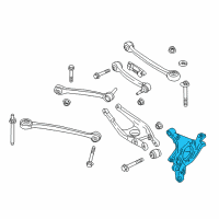OEM 2020 BMW M4 Wheel Carrier, Rear Left Diagram - 33-30-2-284-795