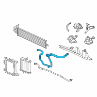 OEM 2017 BMW 330e COOLANT RETURN LINE Diagram - 17-12-8-653-617