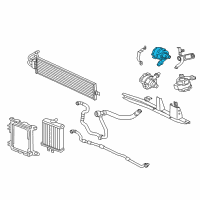 OEM 2018 BMW 330e Electric Coolant Water Pump Diagram - 11-51-8-642-732