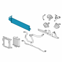 OEM 2018 BMW 330e Radiator Diagram - 17-11-8-625-431