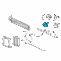 OEM BMW 330e Electric Coolant Water Pump Diagram - 11-51-8-638-240