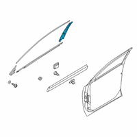 OEM Kia Telluride GARNISH Assembly-Dr FRAM Diagram - 82250S9000