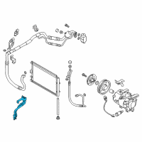 OEM Kia Forte Koup Air Conditioner Tube Diagram - 97761A5800