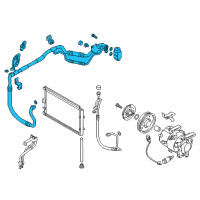 OEM 2018 Kia Forte5 Suction & Liquid Tube Assembly Diagram - 97775A6800