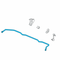 OEM 2004 Acura RL Spring, Rear Stabilizer Diagram - 52300-SZ3-E01