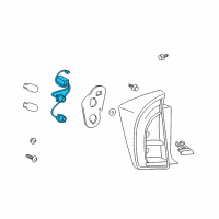 OEM 2015 Toyota Prius Socket & Wire Diagram - 81555-47170
