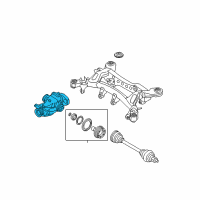 OEM 2012 BMW M3 FINAL DRIVE WITH DIFFERENTIA Diagram - 33-10-2-283-005