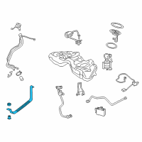 OEM 2009 BMW 750Li Tension Strap Diagram - 16-11-7-184-963