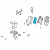 OEM Kia Optima Heater-Front Seat Back Diagram - 883952T020