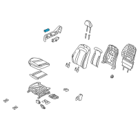 OEM Kia Optima Knob-Power Slide Passenger Diagram - 881972T030VA
