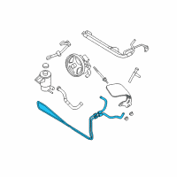 OEM Ford Mustang Power Steering Cooler Diagram - 4R3Z-3D746-AA