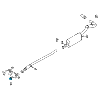 OEM Ford Bronco Lower Bracket Diagram - KB3Z-5K291-A