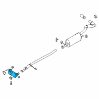 OEM 2021 Ford Ranger Catalytic Converter Diagram - KB3Z-5E212-A