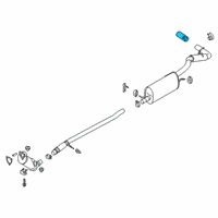 OEM Ford Tail Pipe Extension Diagram - KB3Z5K238A