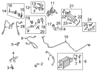 OEM 2022 Ford F-150 Inlet Pipe Gasket Diagram - JT4Z-9E464-A