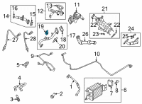 OEM 2022 Lincoln Corsair Pressure Feedback Sensor Diagram - JT4Z-9J460-A