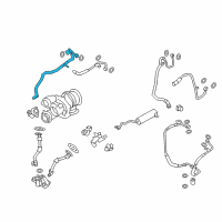 OEM 2012 BMW 750Li Return Hose Diagram - 11-53-7-595-603