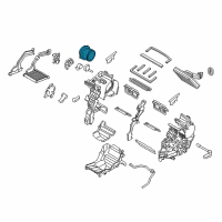 OEM 2015 Kia Soul EV Fan & Motor Assembly Diagram - 97113E4000