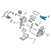 OEM 2015 Kia Soul Evaporator Core Assembly Diagram - 97140B2000