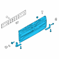 OEM 2021 Ford F-150 TAILGATE ASY Diagram - ML3Z-9940700-A