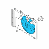 OEM 2018 Toyota Yaris iA Fan Blade Diagram - 16361-WB001