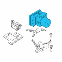 OEM 2014 BMW X1 Dsc Hydraulic Unit Diagram - 34-51-6-856-924