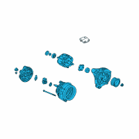 OEM 2013 Honda Pilot Alternator (Csj24) Diagram - 31100-RV0-305