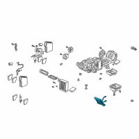 OEM 2005 Acura MDX Core, Heater Diagram - 79110-S3V-A52