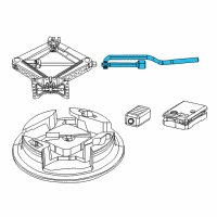 OEM 2022 Jeep Compass Wrench-Wheel Lug Nut Diagram - 68312897AA